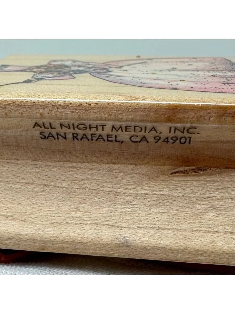 Glinda Wizard Of Oz Rubber Stamp Wood Mount 806E All Night Media Turner